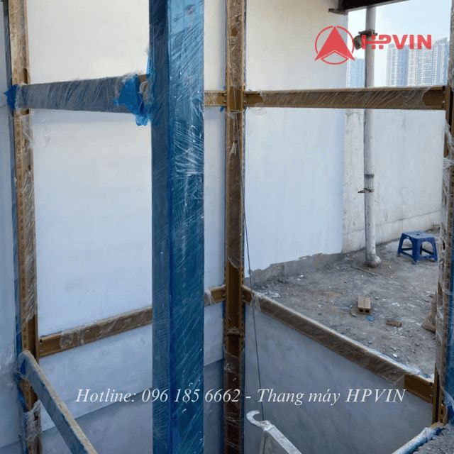 Khung thép thang máy tiêt kiệm diện tích lắp đặt nhanh chóng