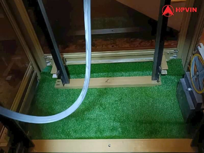 Mẫu thang máy cáp kéo không cần đào hố pit