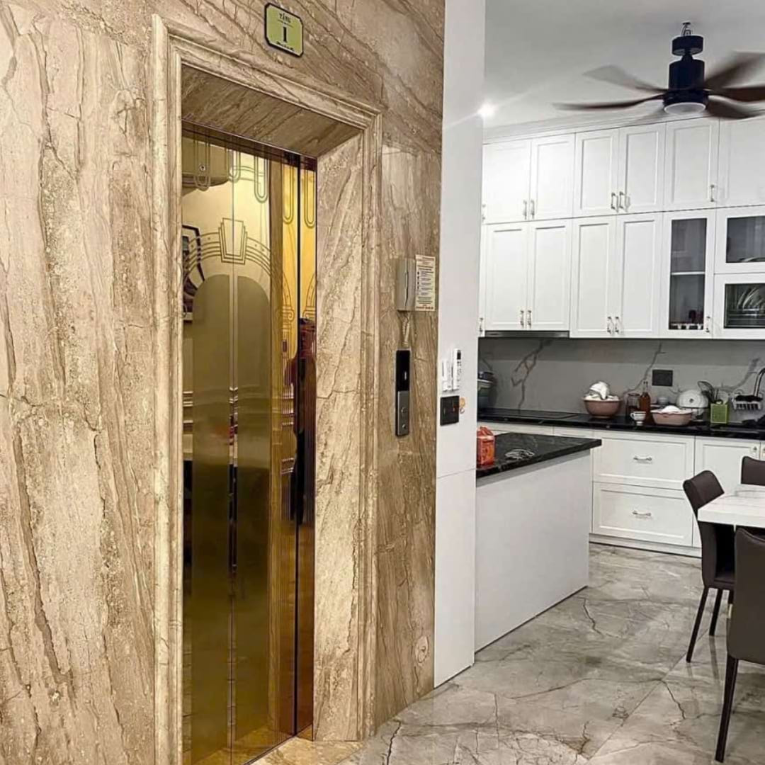 Thang máy truyền thống hố xây